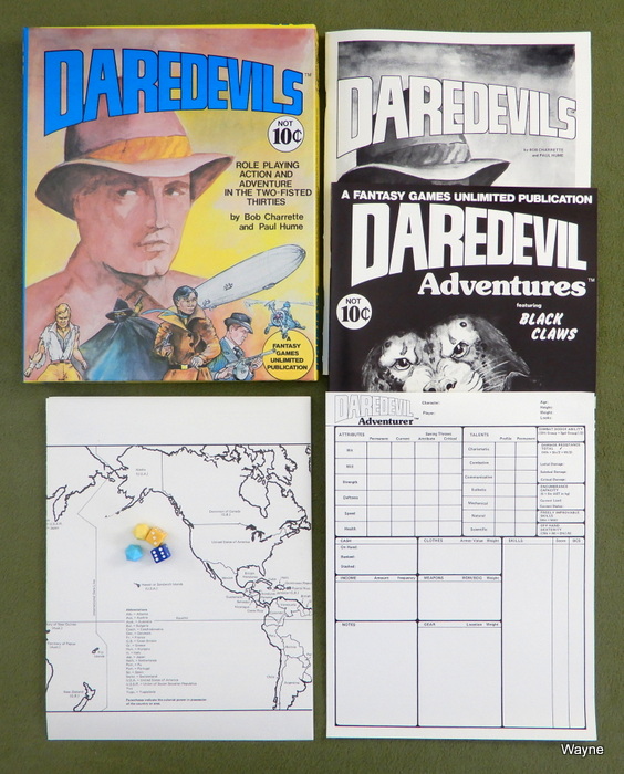 Image for Daredevils: Role Playing Action and Adventure in the Two-Fisted Thirties