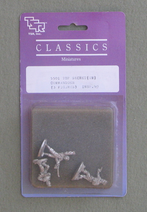 Image for Top Secret Commandoes: 3 Figures (TSR Classics Miniatures)
