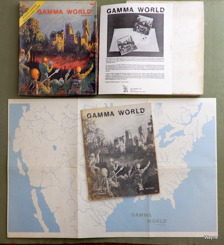 Gamma World Science Fantasy RolePlaying Game (1st edition) 1ST PRINT