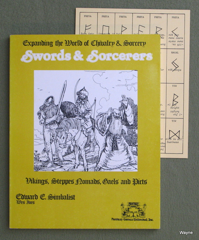 Image for Swords & Sorcerers: Vikings, Steppes Nomads, Gaels and Picts (Chivalry & Sorcery) - BAD BINDING