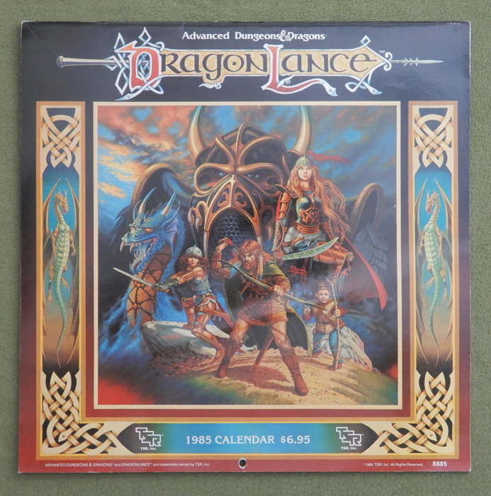 Image for 1985 Advanced Dungeons & Dragons Calendar: Dragonlance
