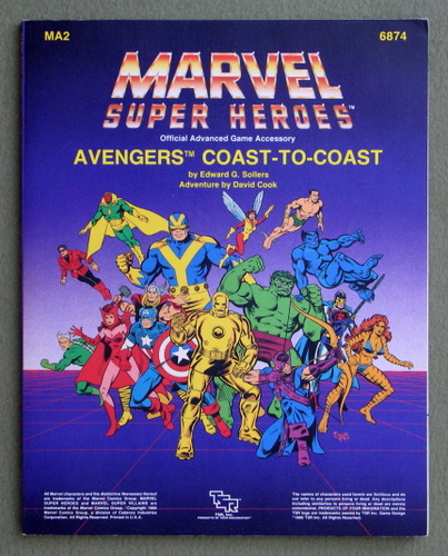 Image for Avengers: Coast to Coast (Marvel Super Heroes Accessory MA2)