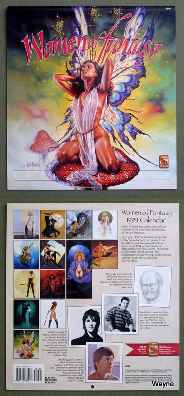 Image for 1994 Women of Fantasy Calendar