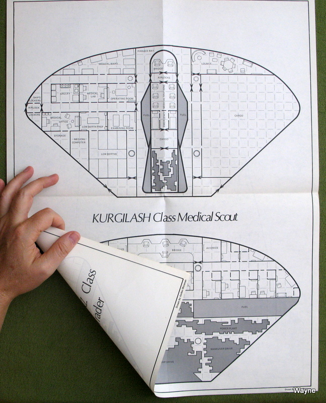 Image for Fanzhienz Class Type A2 Far Trader ~ Kurgulash Class Medical Scout (Traveller Ship Deckplans)