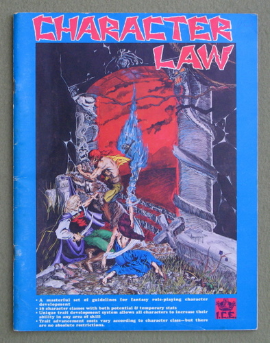 Character Law, 1st Edition (Rolemaster) Image for Character Law, 1st Edition (Rolemaster)