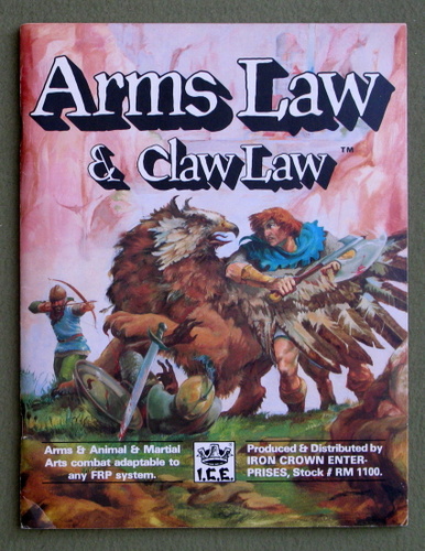 Image for Arms Law and Claw Law (Rolemaster)
