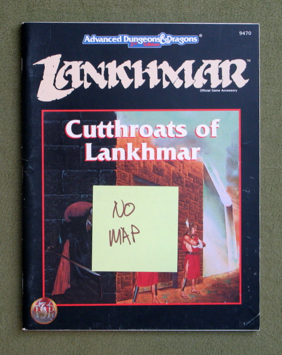 Image for Cutthroats of Lankhmar (Advanced Dungeons and Dragons 2nd Edition) - MISSING MAP
