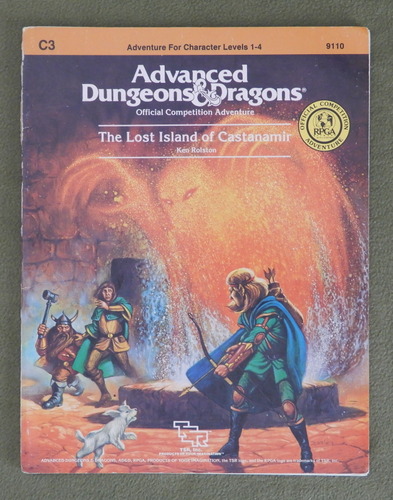 Image for The Lost Island of Castanamir (Advanced Dungeons & Dragons: RPGA Module C3)