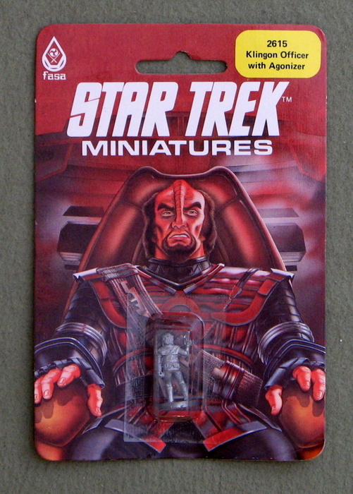 Image for Klingon Officer with Agonizer: Metal Miniature (Star Trek Miniatures)