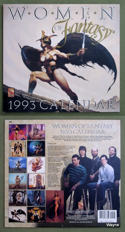 Image for 1993 Women of Fantasy Calendar