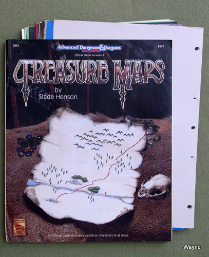 Image for Treasure Maps (Advanced Dungeons & Dragons Accessory GR3)