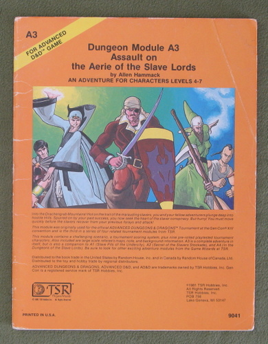 Image for Assault on the Aerie of the Slave Lords (AD&D A3) - PLAY COPY