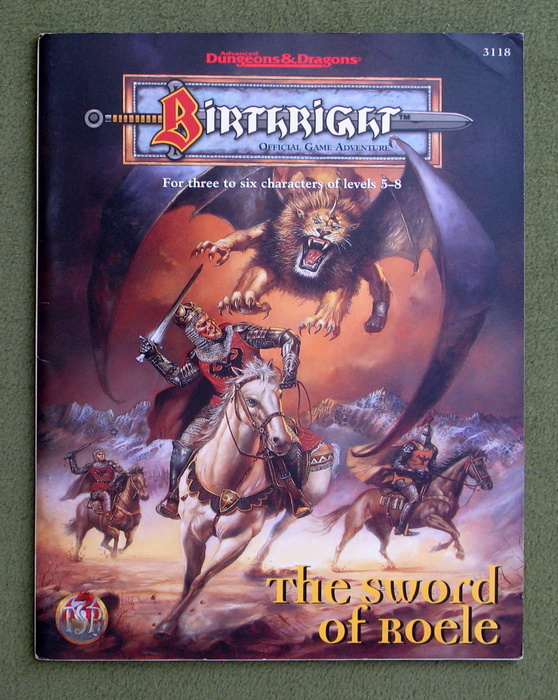 Image for The Sword of Roele (Advanced Dungeons & Dragons: Birthright Adventure)