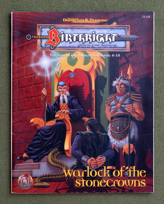 Image for Warlock of the Stonecrowns (Advanced Dungeons & Dragons: Birthright Adventure)
