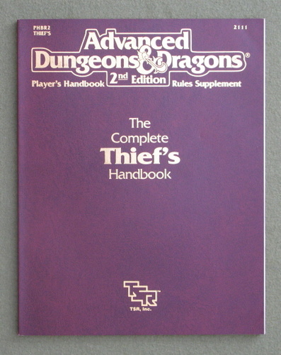 Image for Complete Thief's Handbook (Advanced Dungeons & Dragons Accessory PHBR2)