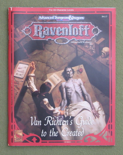 Image for Van Richten's Guide to the Created (Advanced Dungeons & Dragons: Ravenloft)