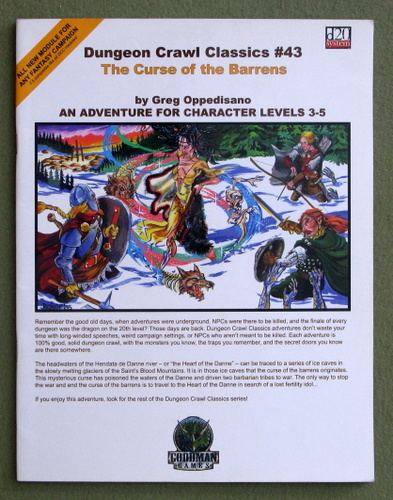 Image for Curse of the Barrens (Dungeon Crawl Classics 43)