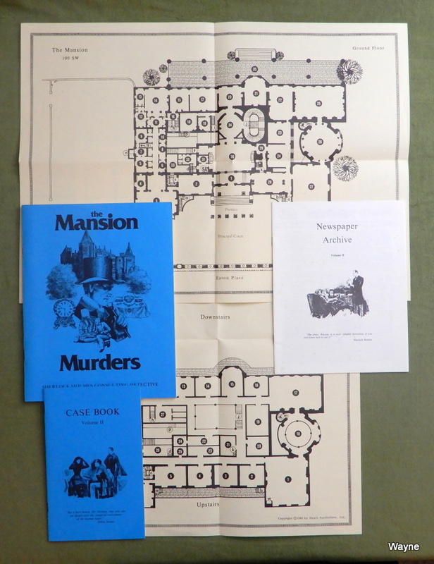 Image for The Mansion Murders (Sherlock Holmes Consulting Detective) - NO BOX