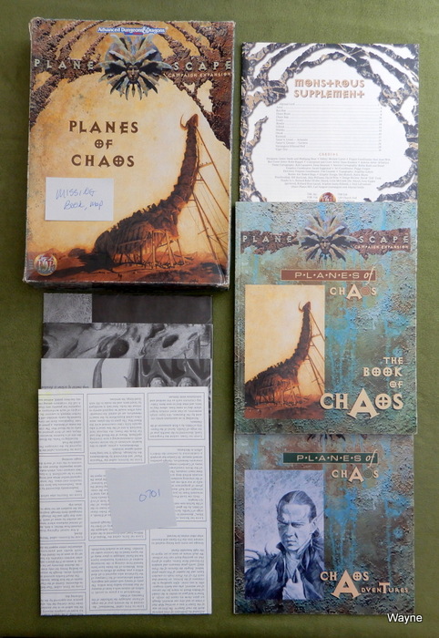 Image for Planes of Chaos (AD&D: Planescape) - INCOMPLETE