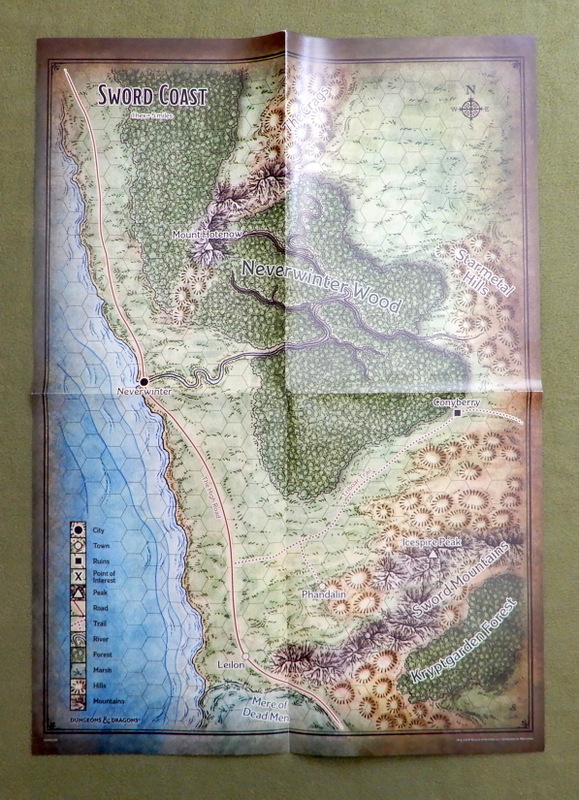 Image for Sword Coast & Phandalin Poster Map (Dungeons & Dragons 5e)