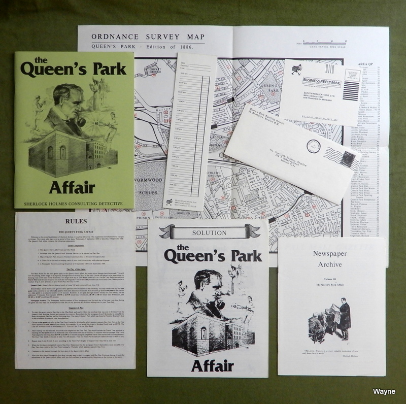 Image for The Queen's Park Affair (Sherlock Holmes Consulting Detective) - NO BOX