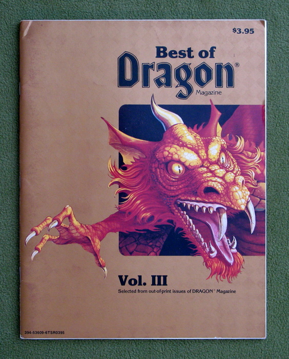 Image for Best of Dragon Magazine, Vol. III