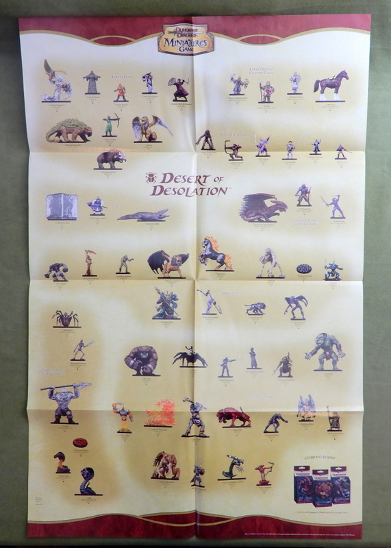 Image for Desert of Desolation Miniatures Game Poster (Dungeons & Dragons 3rd Edition)
