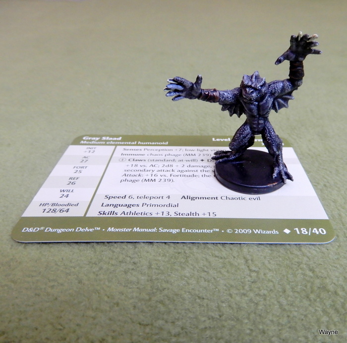 Image for Gray Slaad (Dungeons and Dragons Savage Encounters Miniature 18/40)