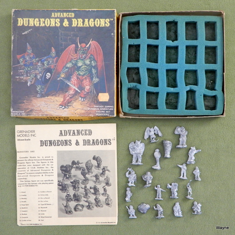 Woodland Adventurers Advanced Dungeons & Dragons Metal Miniature Figure Set (25mm Scale)