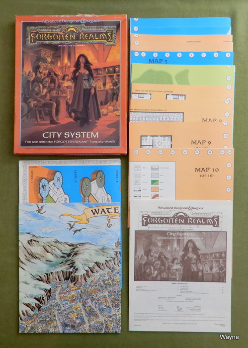 Image for City System Map Set (Advanced Dungeons & Dragons: Forgotten Realms Accessory)