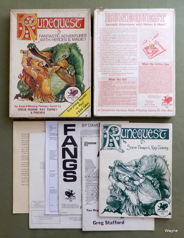 Image for Runequest, 2nd Edition - PLAY SET