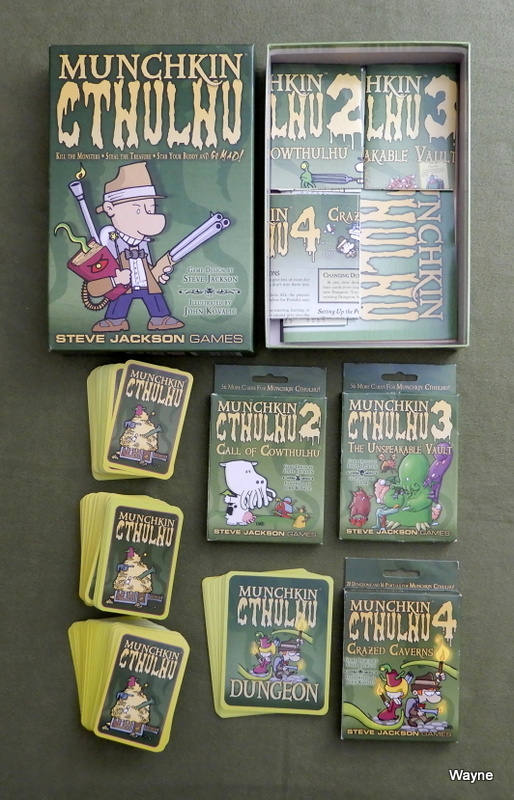Image for Munchkin Cthulhu + Expansions 2, 3, and 4