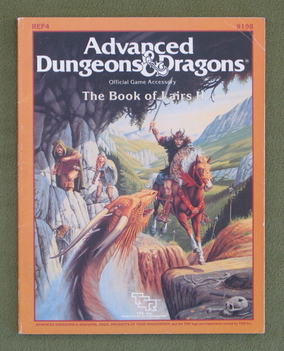 Image for Book of Lairs II (Advanced Dungeons & Dragons Accessory REF4)
