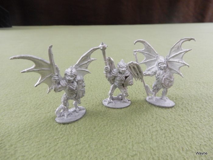Image for Armored Dragonmen (3 Grenadier miniatures)