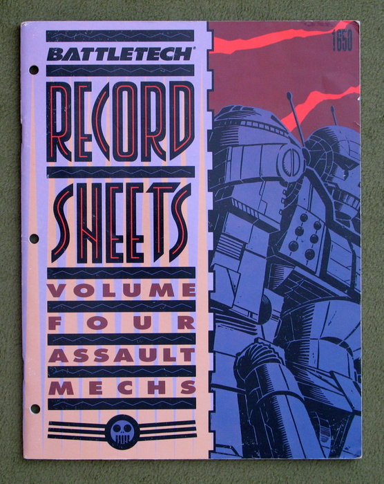 Image for Battletech Record Sheets: Volume Four (Assault Mechs)