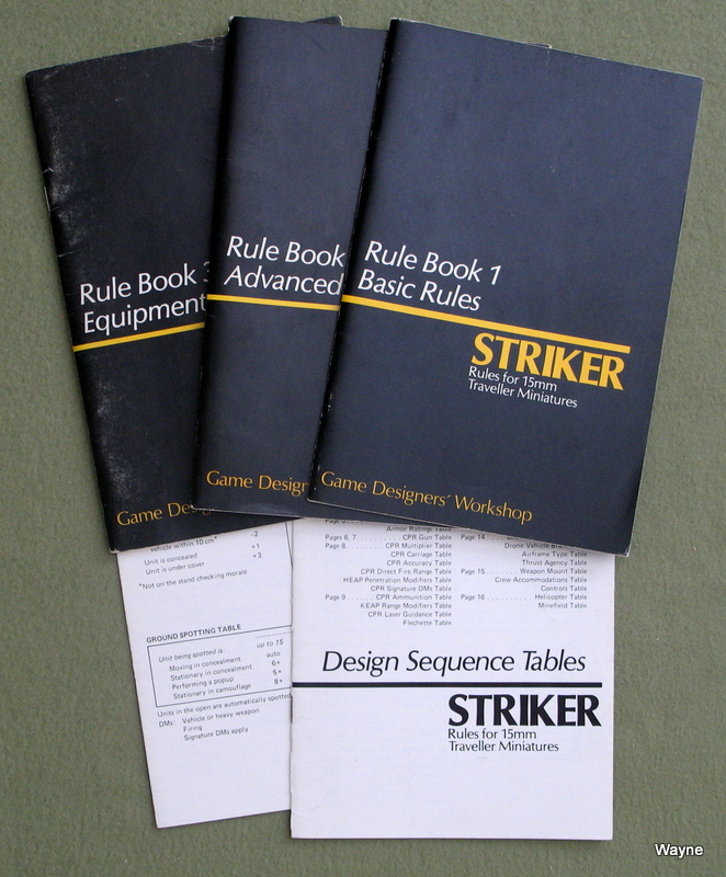 Image for Striker: Rules for 15mm Traveller Miniatures - NO BOX - PLAY SET