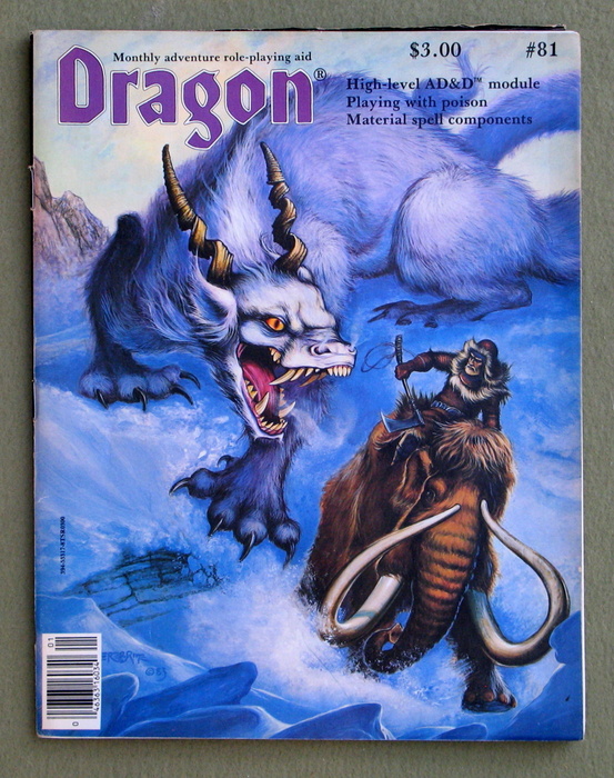 Image for Dragon Magazine, Issue 81