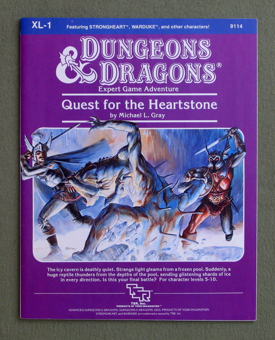 Quest for the Heartstone (Dungeons & Dragons Module XL1) Image for Quest for the Heartstone (Dungeons & Dragons Module XL1)