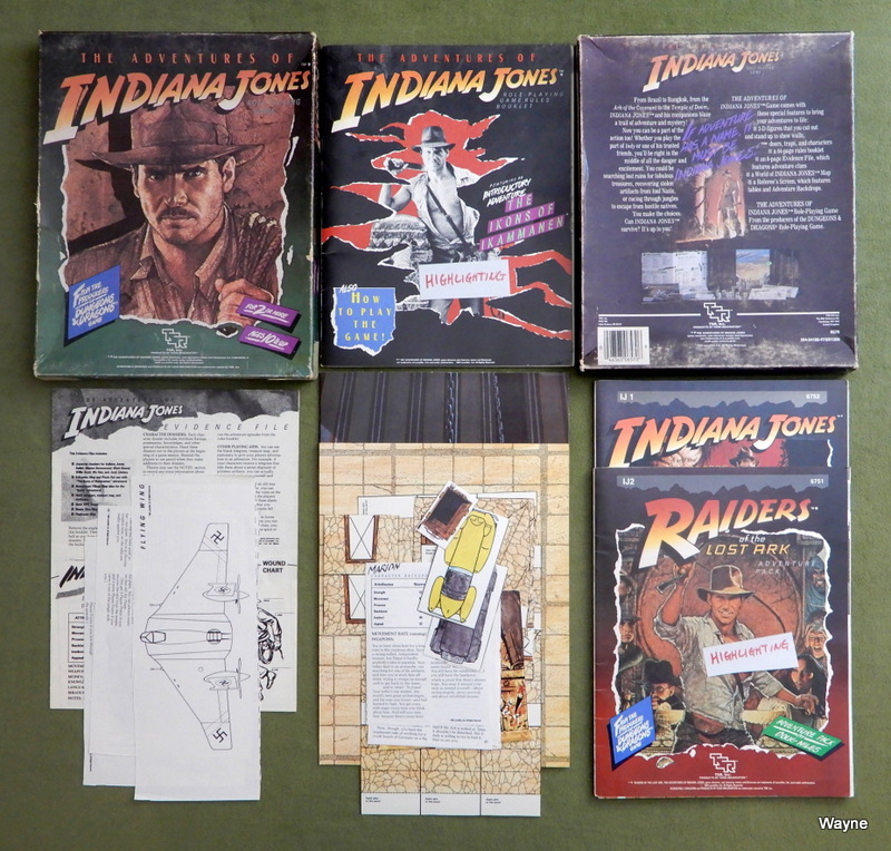 Image for The Adventures of Indiana Jones: Role Playing Game - PLAY SET