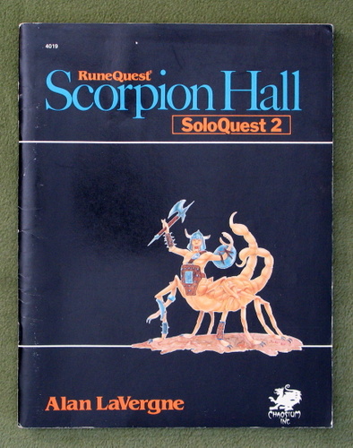 Image for Scorpion Hall: Soloquest 2 (Runequest)