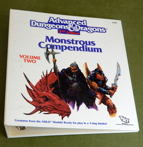 Image for Monstrous Compendium, Vol. Two - BINDER ONLY