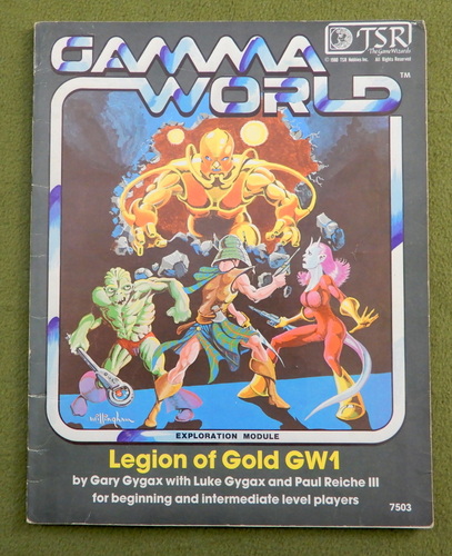 Image for Legion of Gold (Gamma World) - WRITING - PLAY COPY