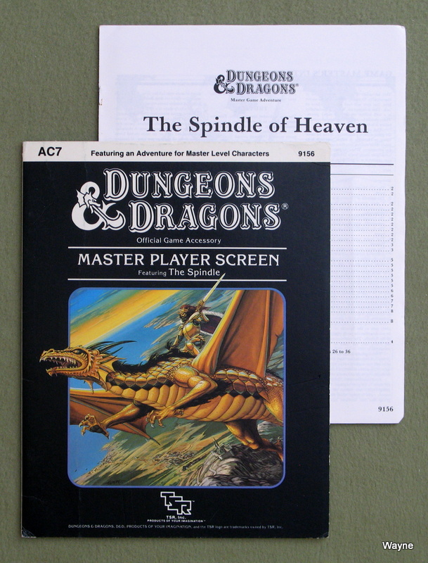 Image for Master Player Screen: featuring The Spindle (D&D Accessory AC7)