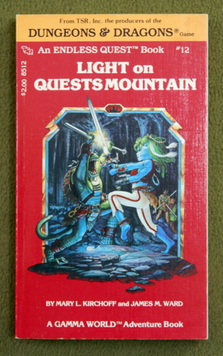 Image for Light on Quests Mountain (Endless Quest Book 12: Gamma World)