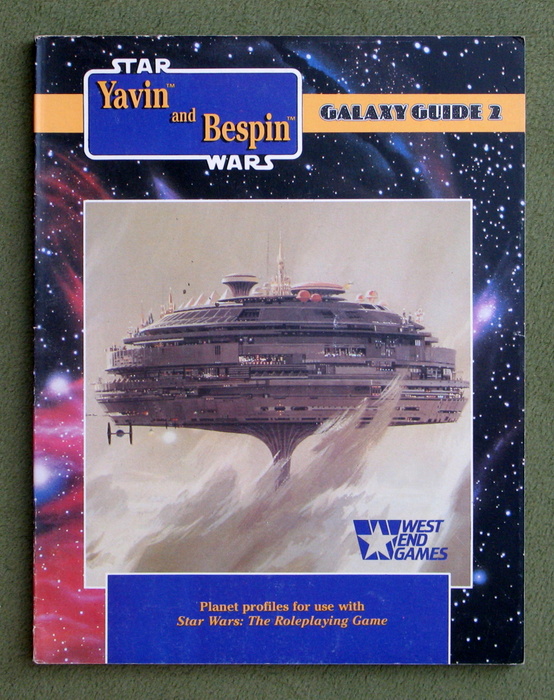 Image for Yavin and Bespin (Star Wars RPG: Galaxy Guide No 2)