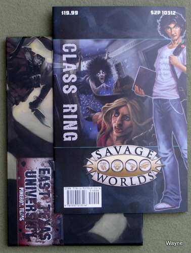 Image for East Texas University: GM Screen with Class Ring Adventure (Savage Worlds)