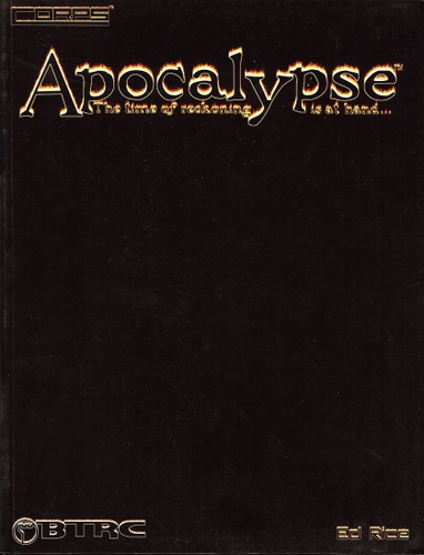 Image for Apocalypse RPG: The Time Of Reckoning Is At Hand