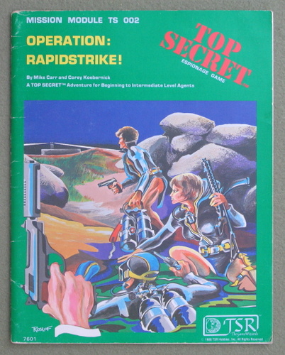 Image for Operation: Rapidstrike! (Top Secret RPG Module TS002) - PLAY COPY