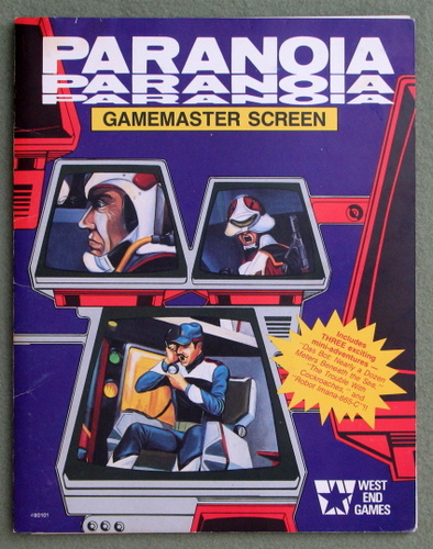Image for Paranoia Gamemaster Screen (Paranoia, 1st Edition)