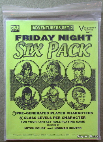 Image for Friday Night Six Pack: Adventurers Set 2 (D20 System)